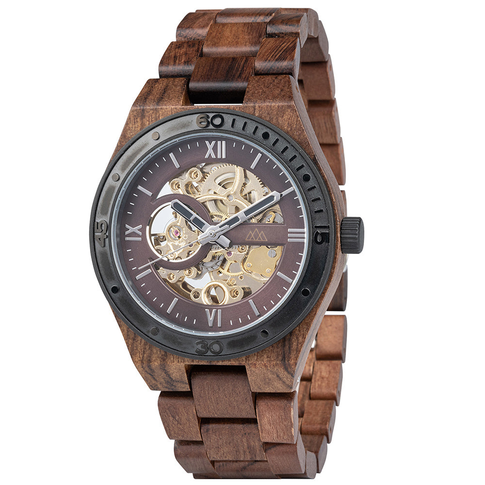 Montre Mécanique pour Homme en Bois - Supernova