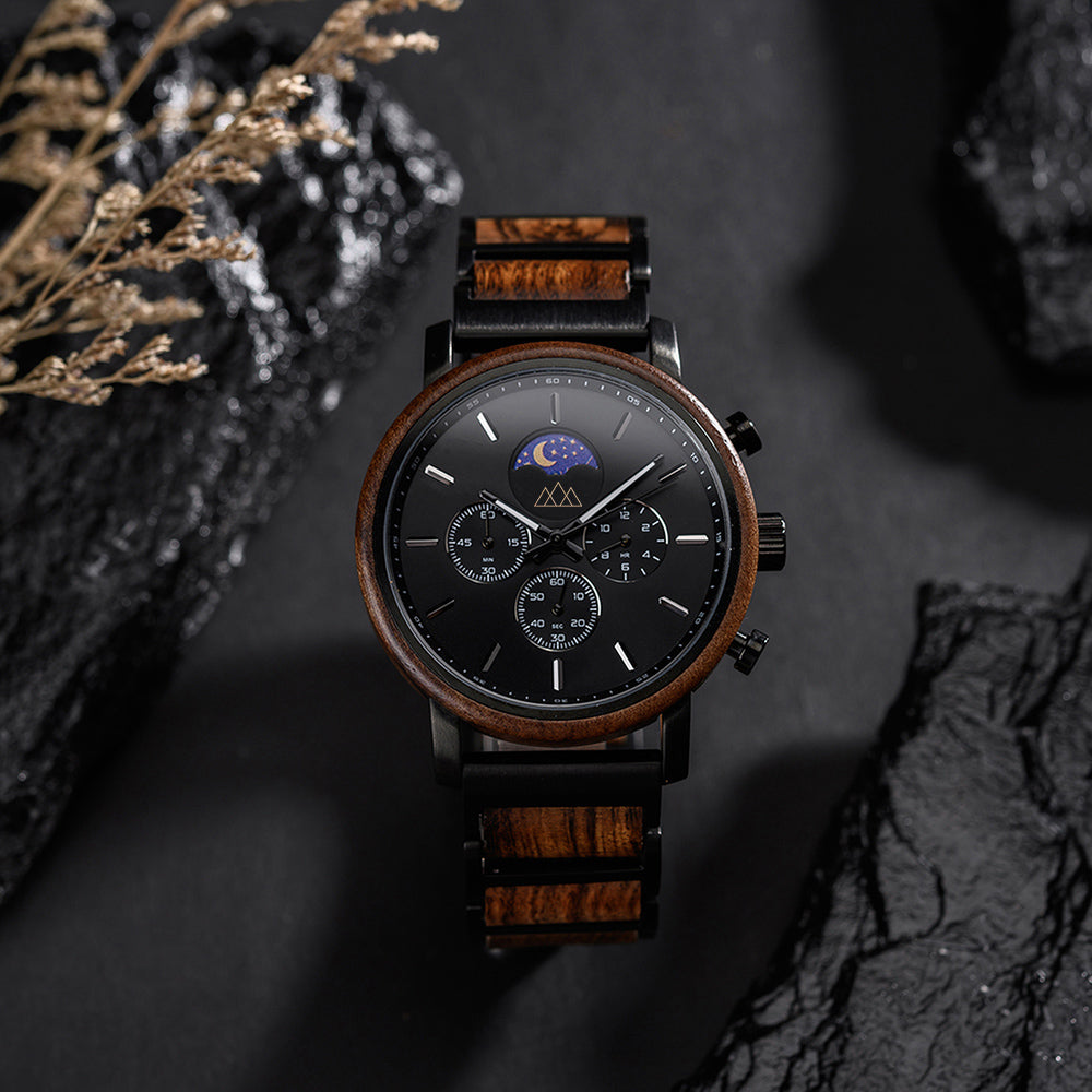 Montre Homme en Bois - Uluna Brown