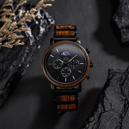 Montre Homme en Bois - Uluna Brown