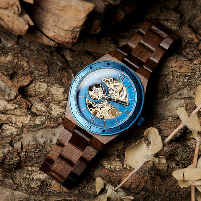 Montre Mécanique en Bois - Gareth