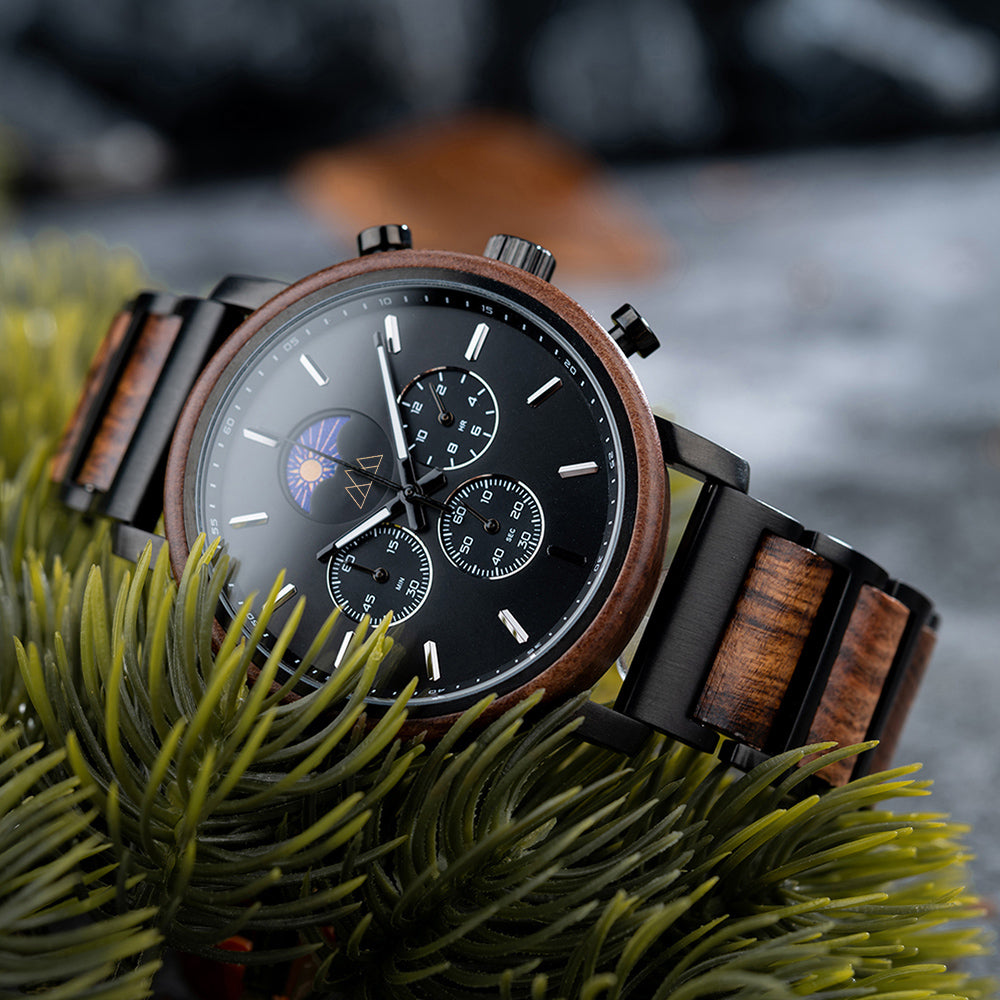 Montre Homme en Bois - Uluna Brown