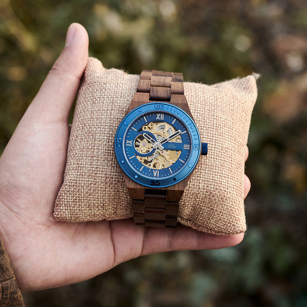 Montre Mécanique en Bois - Gareth