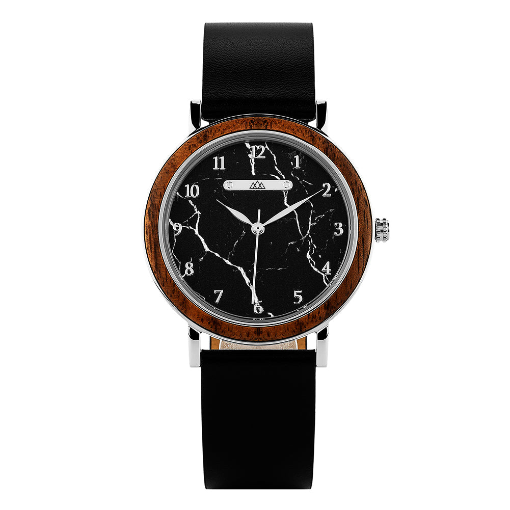 Montre Bois - Astoria Marbre Noir