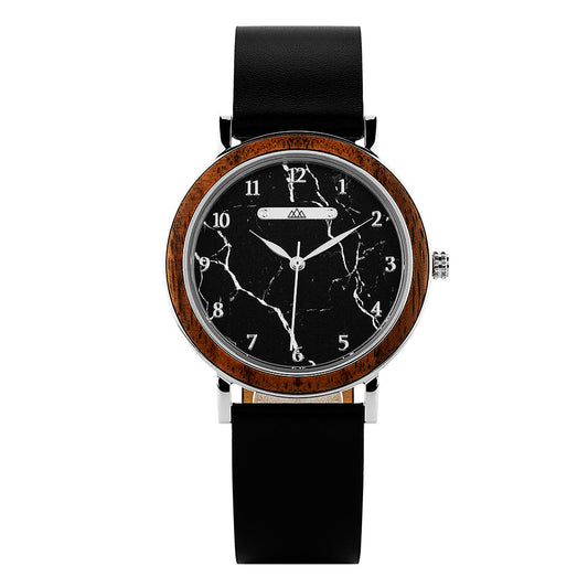 Montre Bois - Astoria Marbre Noir
