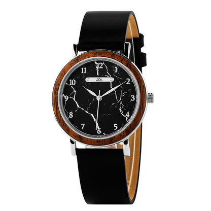 Montre Bois - Astoria Marbre Noir