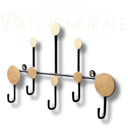 Métal porte manteau mural design