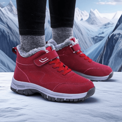 ThermoGrip Boots – Bottes Chaudes Hiver, Antidérapantes, Imperméables, Unisexe avec Fermeture Velcro