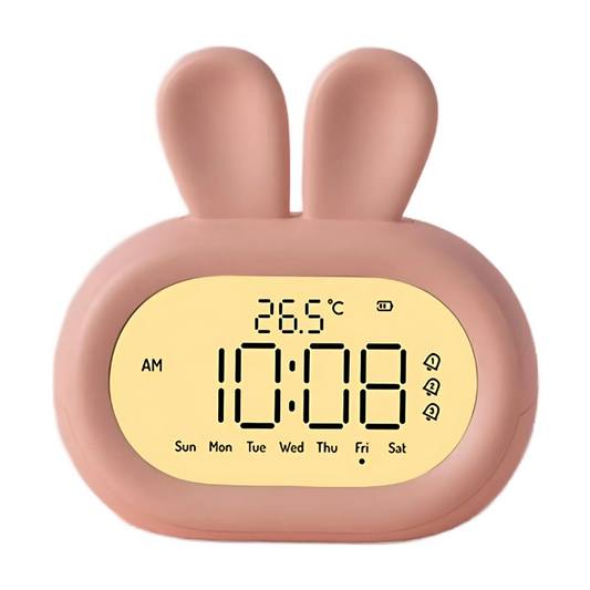 Réveil lapin veilleuse
