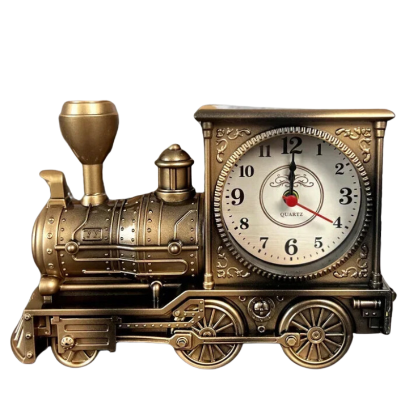 Réveil vintage train