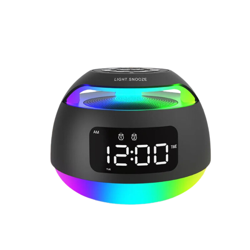 Radio réveil lumineux bluetooth
