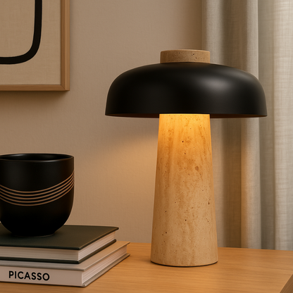 Lampe de Chevet Nordique en Pierre Naturelle