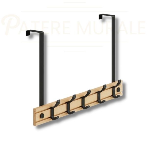 Porte manteau porte bois