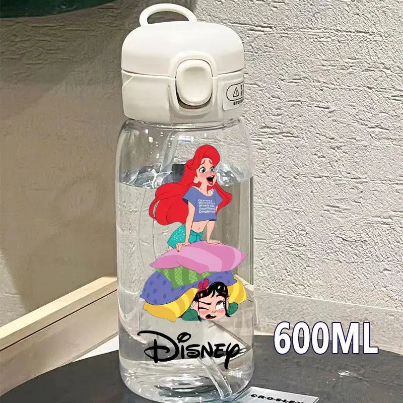 Disney Gourde princesse Disney avec Paille 600 ML
