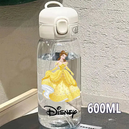 Disney Gourde princesse Disney avec Paille 600 ML