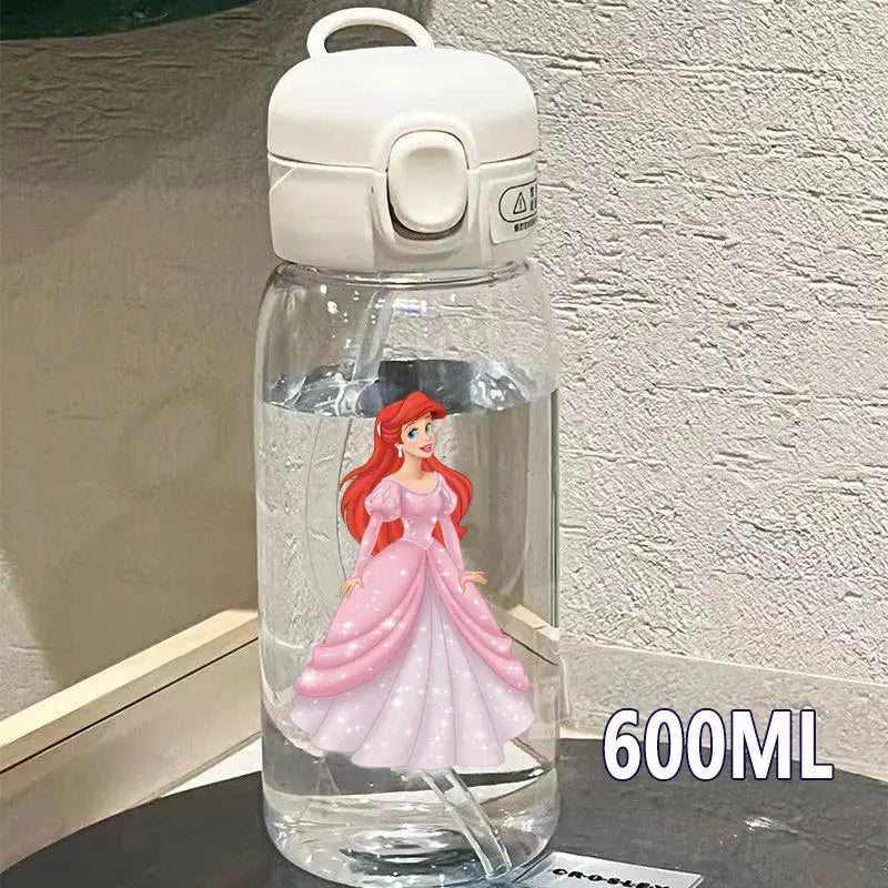 Disney Gourde princesse Disney avec Paille 600 ML