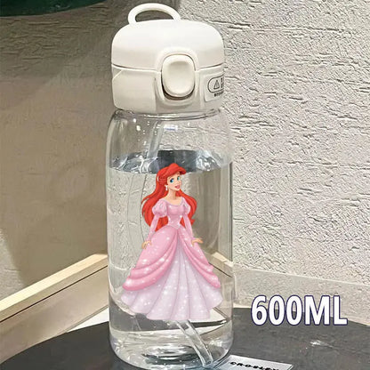 Disney Gourde princesse Disney avec Paille 600 ML