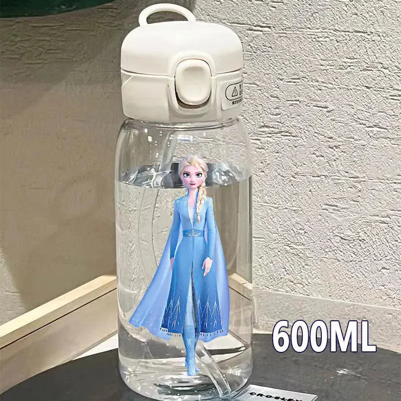 Disney Gourde princesse Disney avec Paille 600 ML