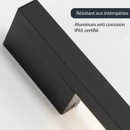 Éclairage Mural Extérieur Minimaliste – Applique LED Aluminium