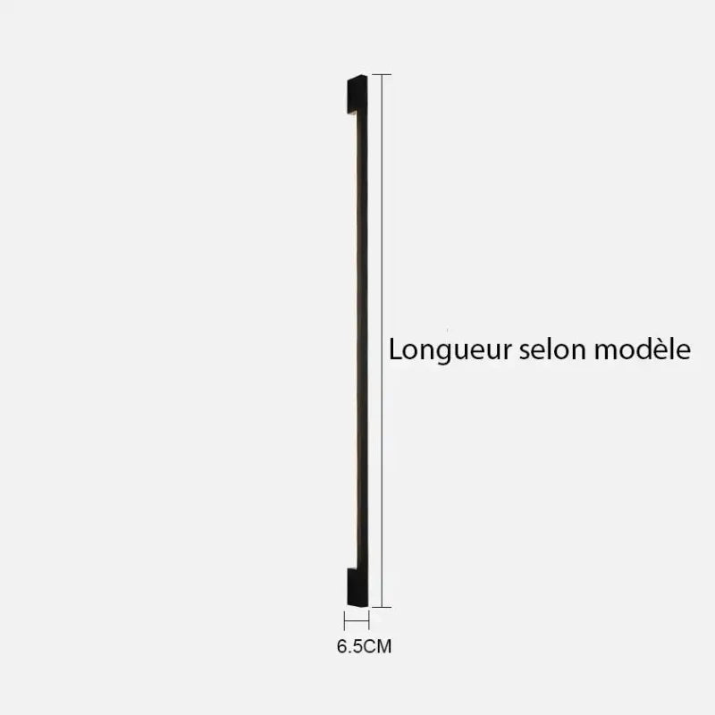 Éclairage Mural Extérieur Minimaliste – Applique LED Aluminium