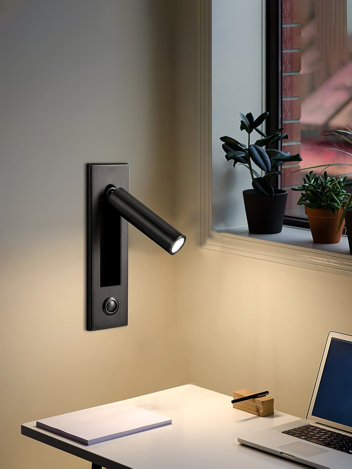 Applique Murale LED Intégrée – Lampe Moderne et Minimaliste pour Chambre à Coucher