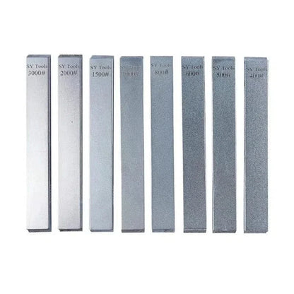 Ensemble de Pierres à Aiguiser en Diamant - Grains 400#, 500#, 600#, 800#, 1000#, 1500#, 2000#, 3000#