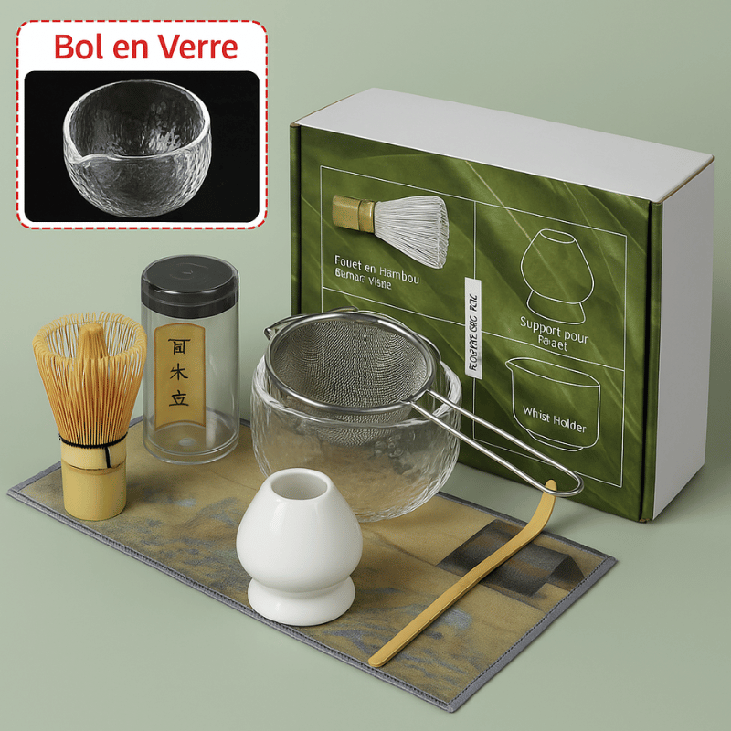Ensemble Matcha Japonais – 4/7 Pièces Authentiques