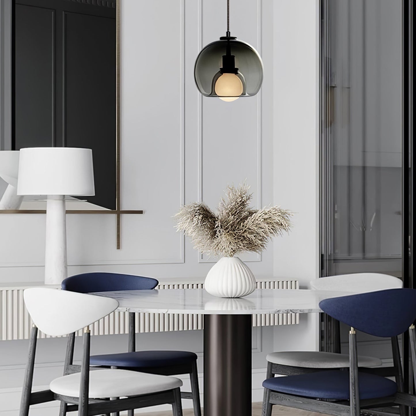 Lampe Suspendue Eres - Design Minimaliste avec Éclairage LED Diffus pour Espaces Modernes
