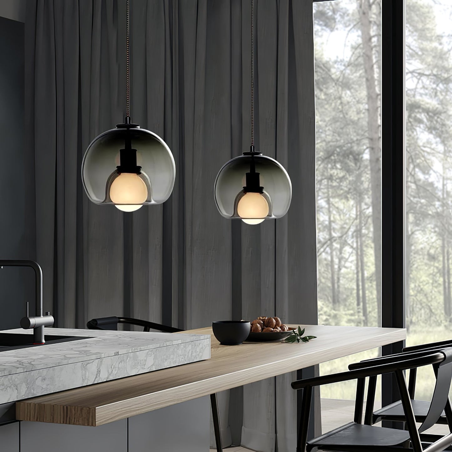 Lampe Suspendue Eres - Design Minimaliste avec Éclairage LED Diffus pour Espaces Modernes