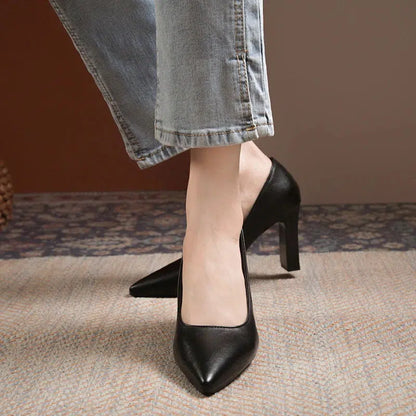 Escarpin pointu petit talon