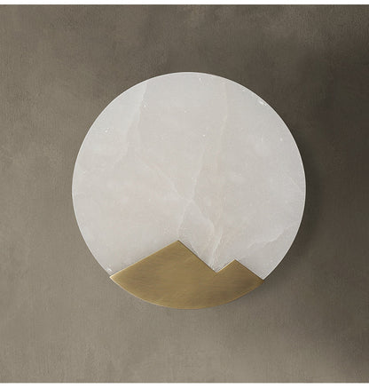 Applique Murale LED Nordic Minimalist - Lampe en Marmor et Laiton avec Dimmer