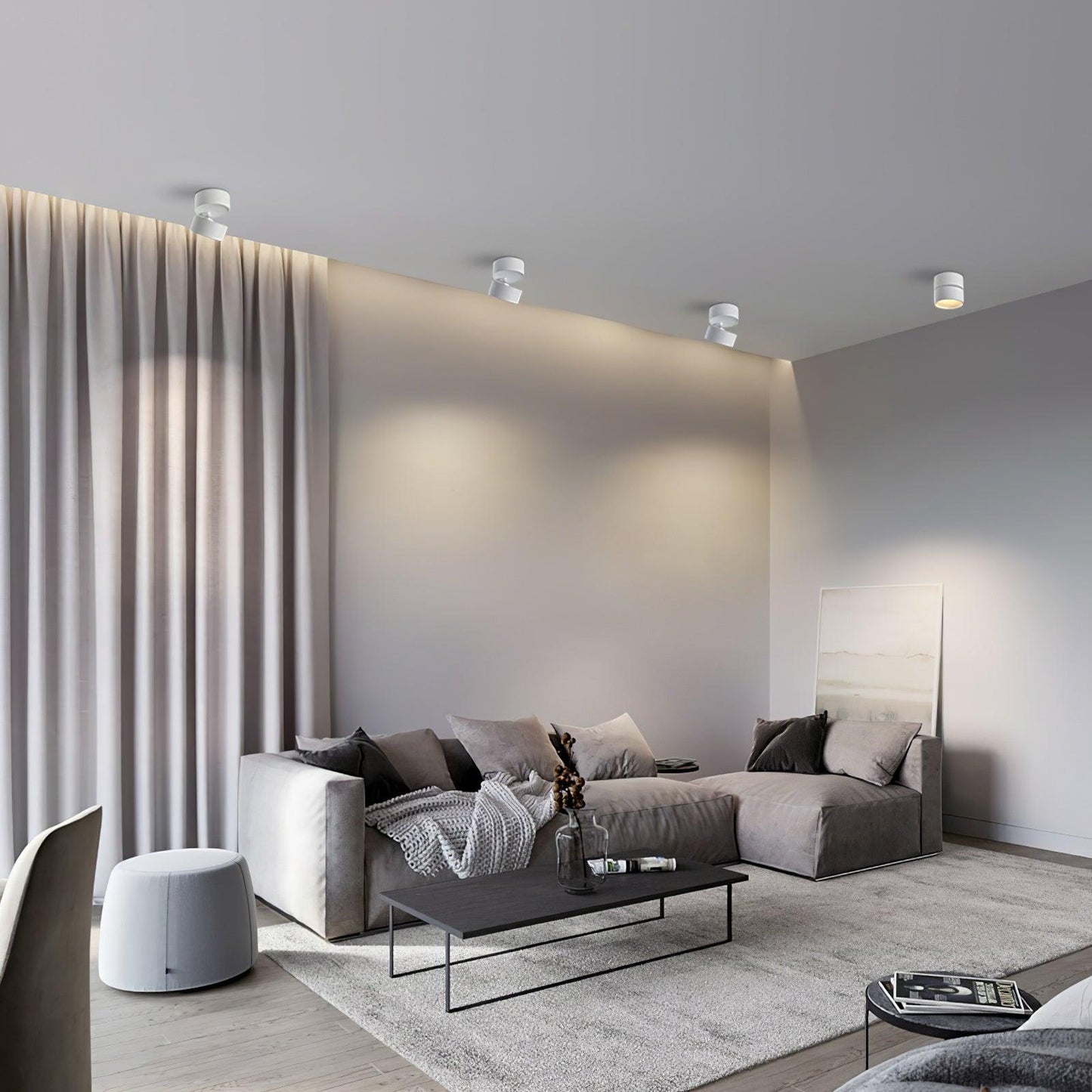 Plafonnier LED Savvina Surface – Lampe de Plafond Moderne et Réglable pour Intérieur