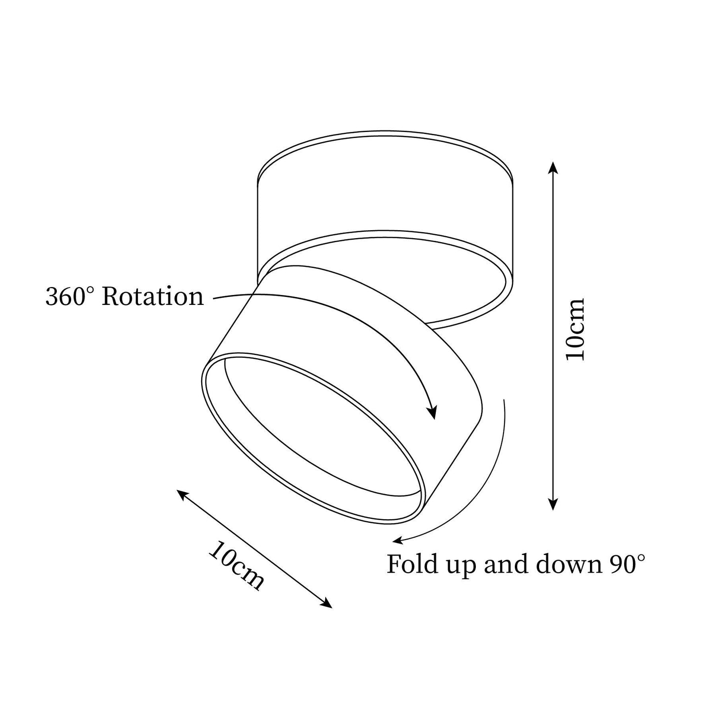 Lampe Plafonnier Surface LED Réglable - Éclairage Moderne pour Œuvres d'Art