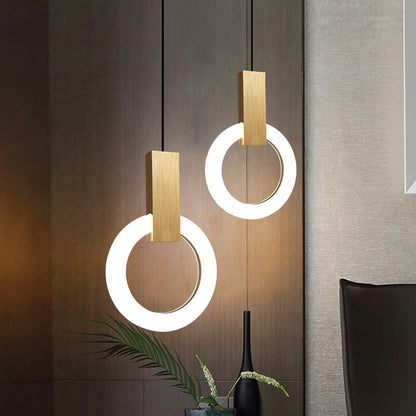 Suspension LED Nordic Ring - Lampe Moderne en Acrylique pour Salle à Manger et Salon