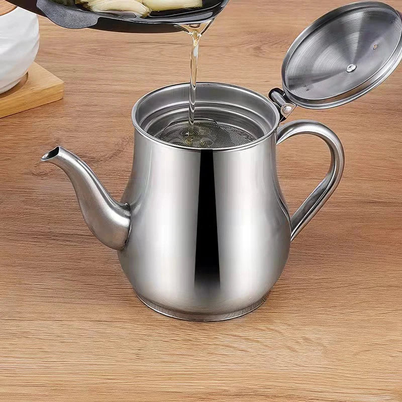 Pot de Conservation d’Huile Filtrée