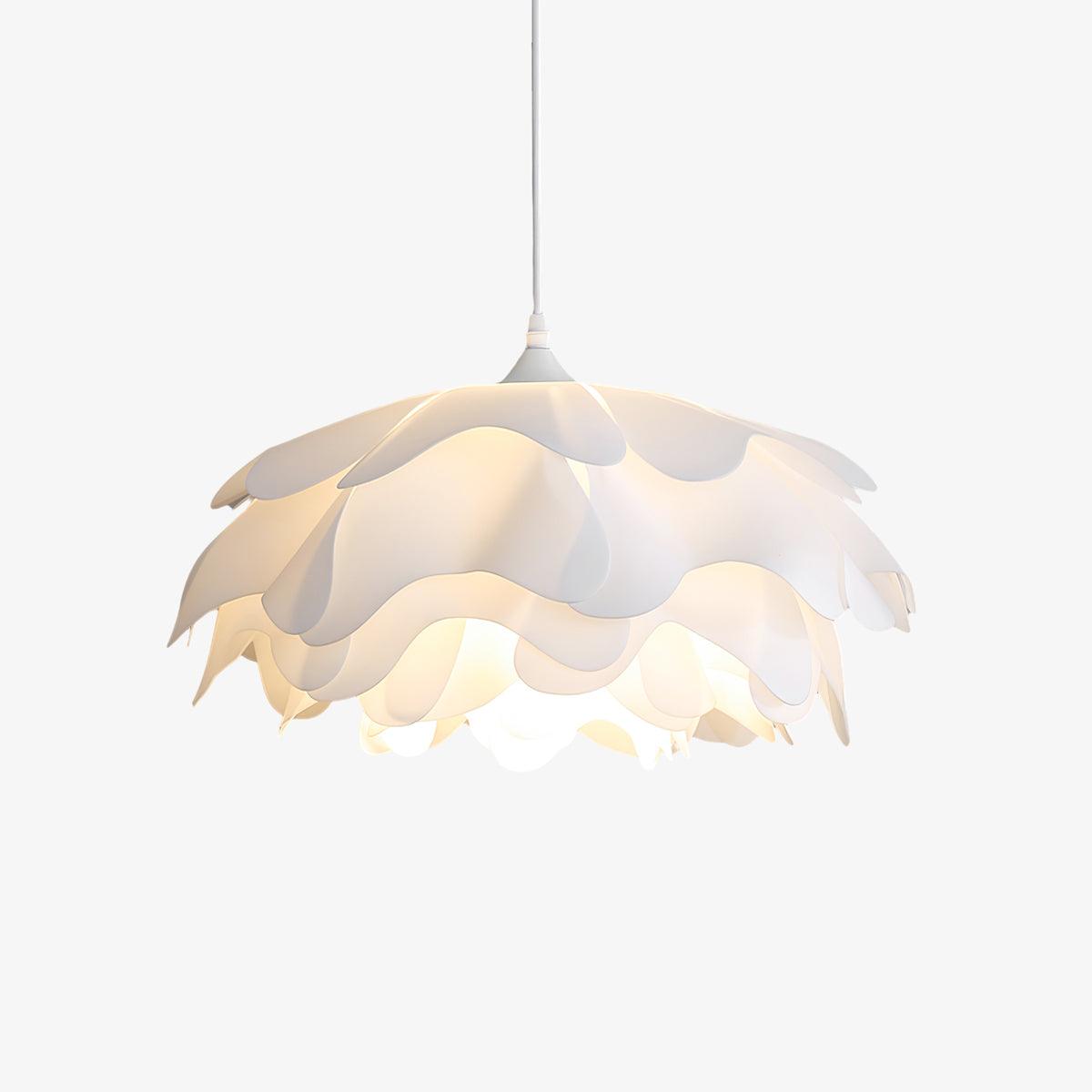 Lampe Pendante Blanche en Forme de Fleur – LED