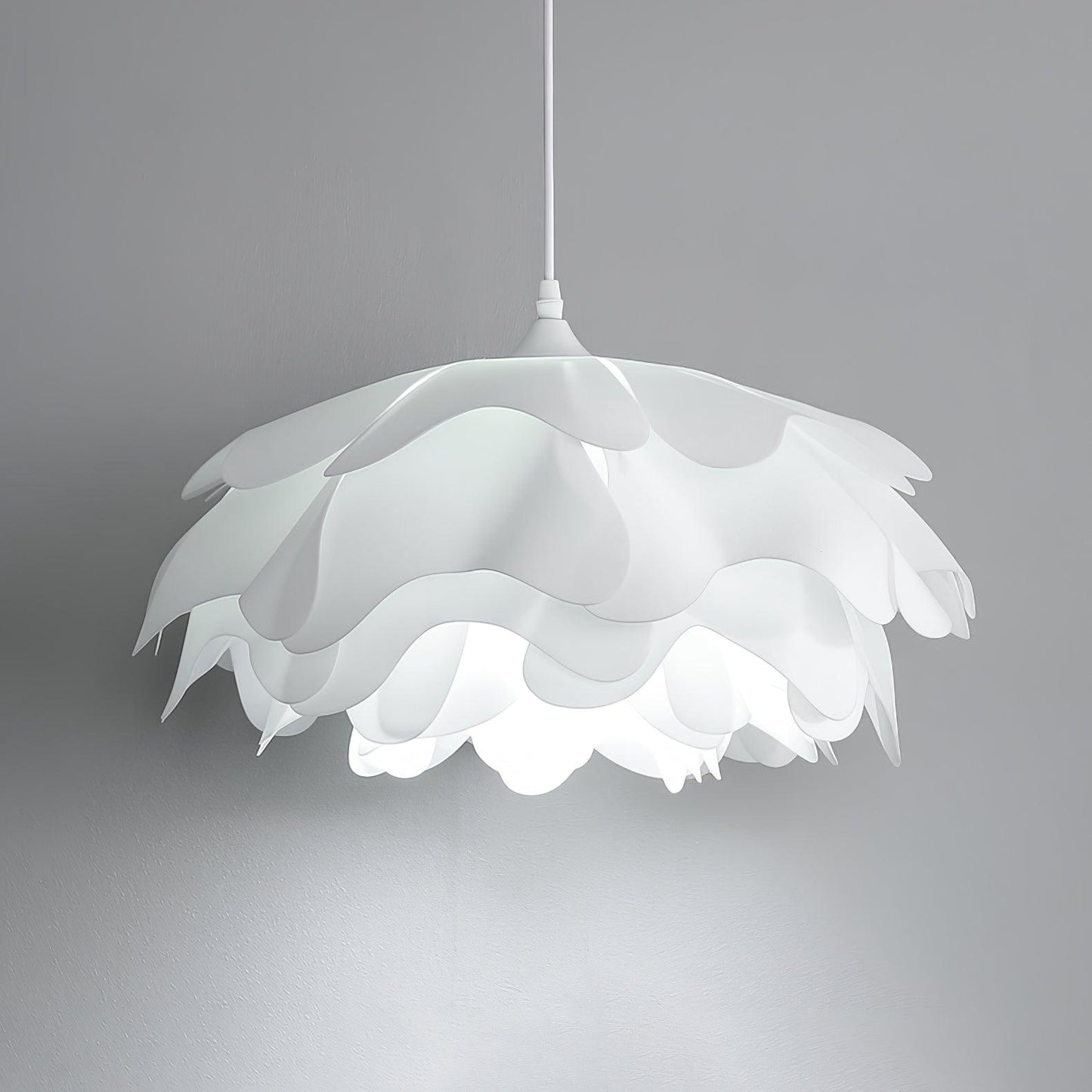 Lampe Pendante Blanche en Forme de Fleur – LED