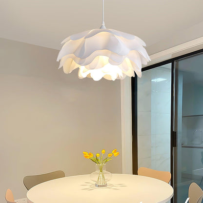 Lampe Pendante Blanche en Forme de Fleur – LED