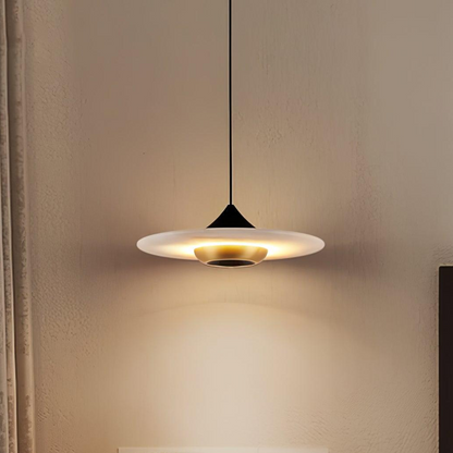 Suspension MarbleGlow – Design Moderne & Éclairage LED Intégré