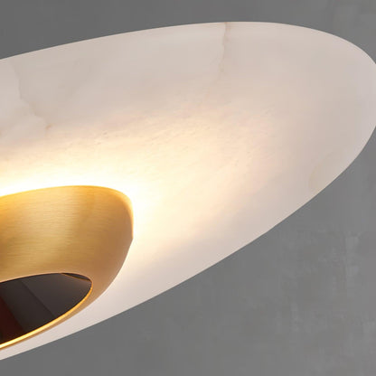 Suspension MarbleGlow – Design Moderne & Éclairage LED Intégré