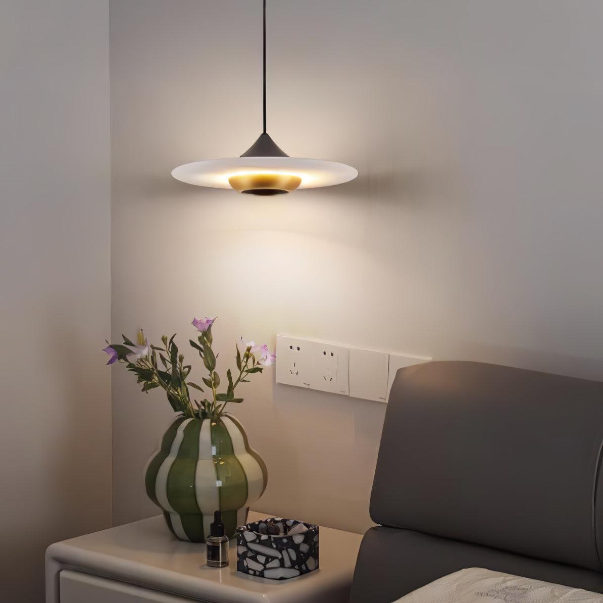 Suspension MarbleGlow – Design Moderne & Éclairage LED Intégré