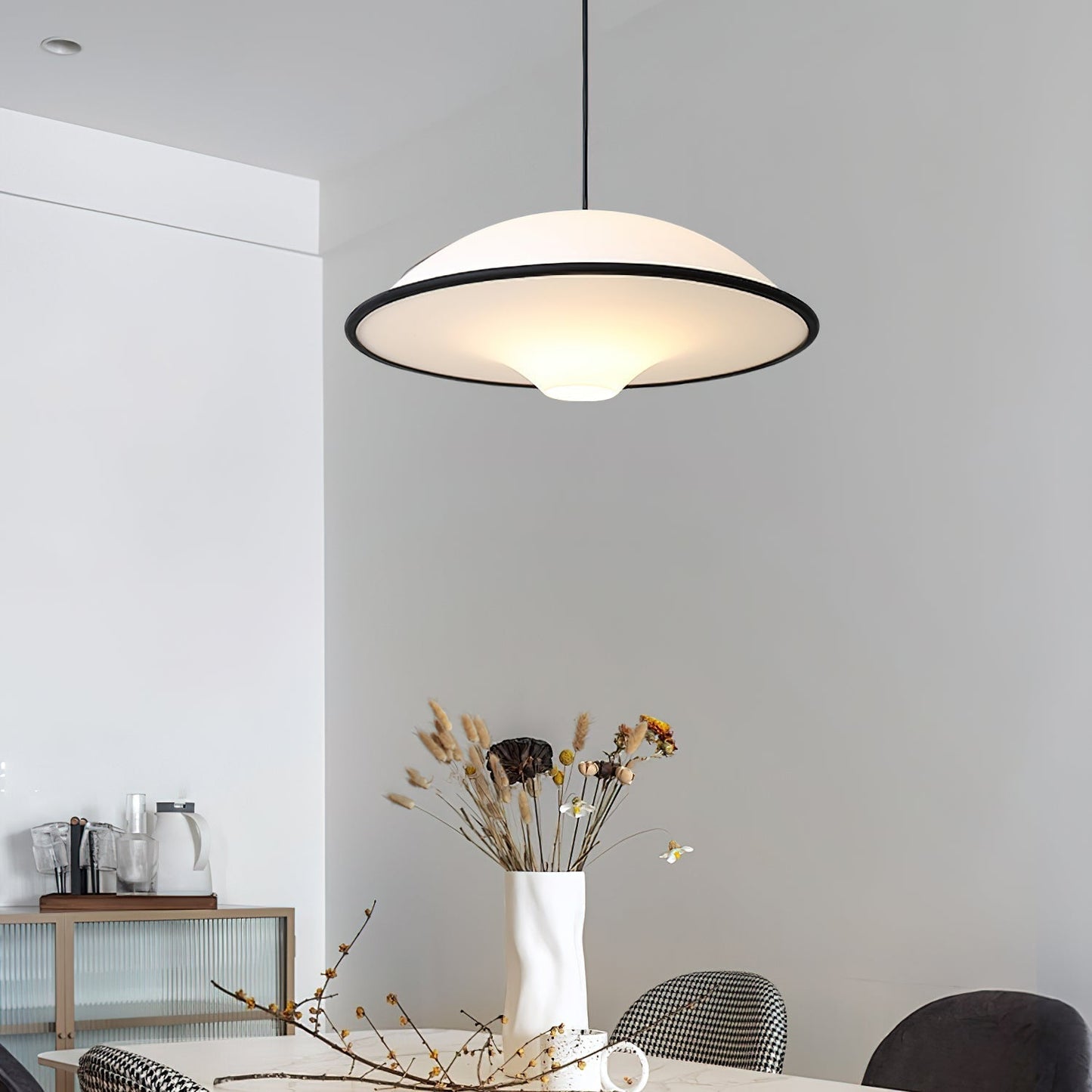 Suspension Moderne Fontana - Lampe LED Minimaliste Inspirée des UFOs