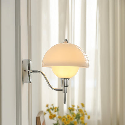 Applique Murale Design Champignon Crème – Élégance Naturelle et Ambiance Chaleureuse
