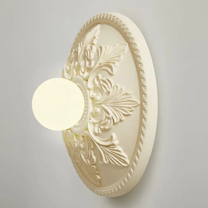 Applique Murale Moderne "Milchkaffee" en Résine et Verre – Élégance Contemporaine