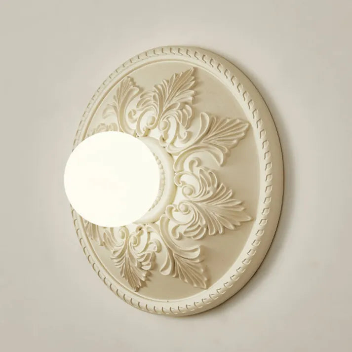 Applique Murale Moderne "Milchkaffee" en Résine et Verre – Élégance Contemporaine