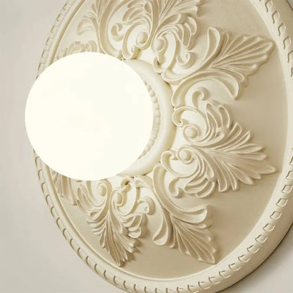 Applique Murale Moderne "Milchkaffee" en Résine et Verre – Élégance Contemporaine