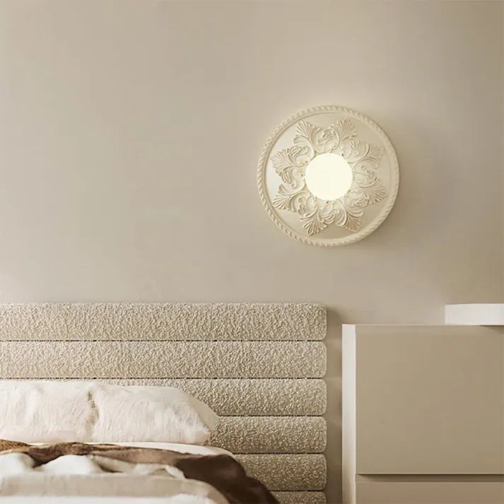 Applique Murale Moderne "Milchkaffee" en Résine et Verre – Élégance Contemporaine