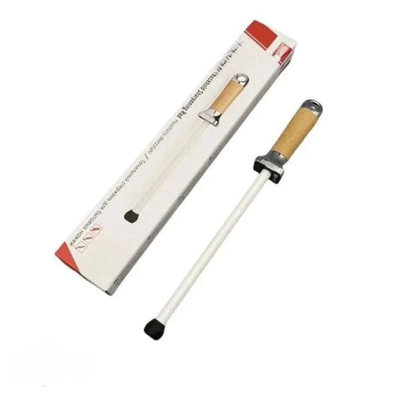 Fusil à Aiguiser en Céramique pour Couteaux de Cuisine - 25 cm