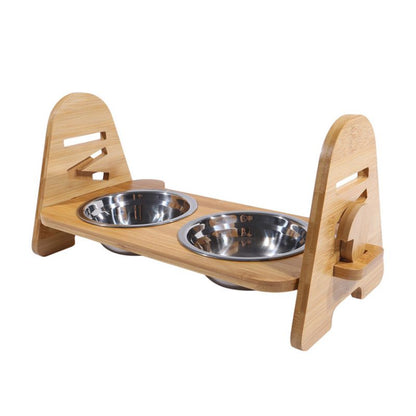 Gamelle Chien Surélevée Bambou