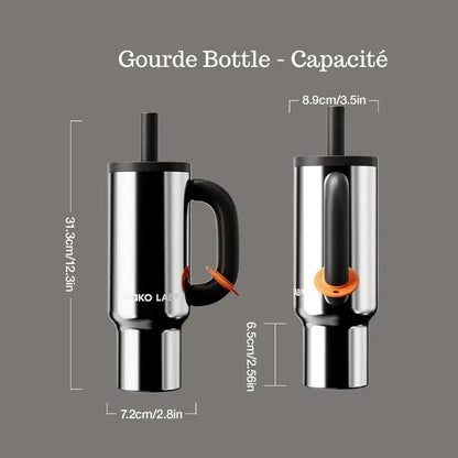 Gourde Chako Lab Noir 1000ml
