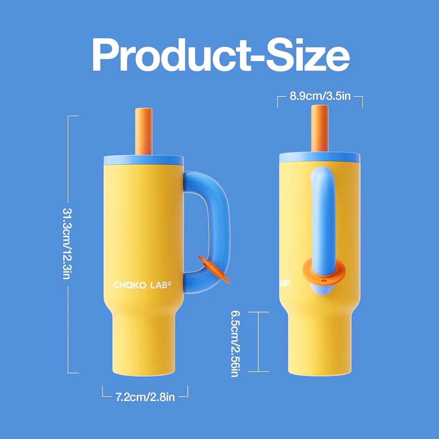 Gourde Chakolab Jaune et Bleue 1000ml